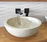 Lavabo Niza mármol crema 45cm. 