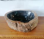 lavabo de madera fósil natural 
