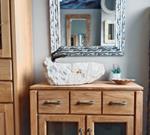 Lavabo de onix blanco 