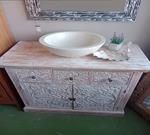 lavabo Niza terrazo blanco  | 4692
