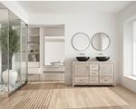 Mueble de baño Delhi madera maciza de teca