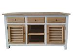 mueble de baño de madera maciza romantico calido y luminoso