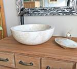 Lavabo niza mármol crema 