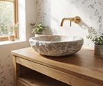 Lavabo de ónix Ibiza, lujo bienestar y conexión con la naturaleza