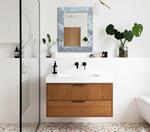 Espejo realizado con auténtico nácar de abalon