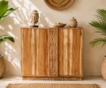 Mueble zapatero balinés madera de teca