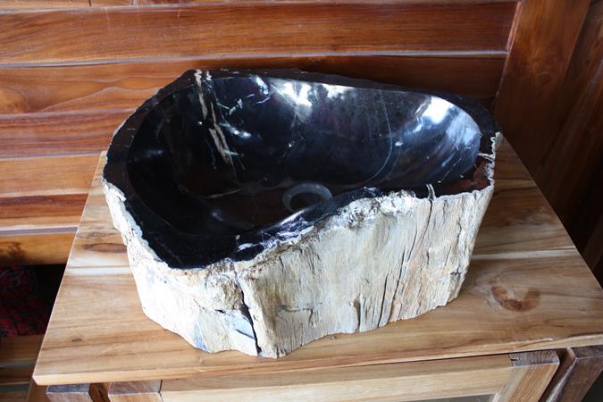 La mejor tienda de muebles de madera de teca y lavabos exóticos de madera petrificada  | 