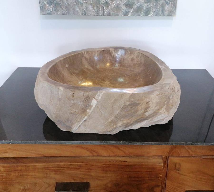 Lavabo de madera fósil | 4724