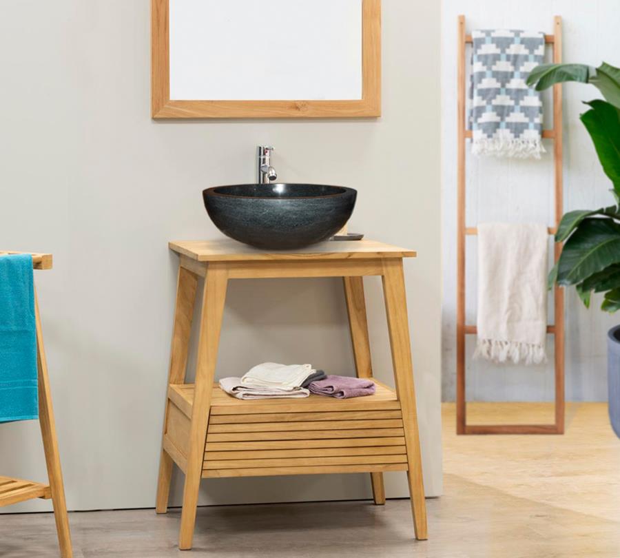Mueble de baño Suecia madera teca 