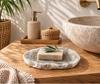 Jabonera piedra de ónix 20x12 cm | 4888 | Reformas de baño en Alcala de Henares, Guadalajara, Madrid y alrededores. Muebles de baño de madera a medida. Lavabos de piedra