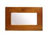 Espejo Roma madera teca 100x60 | 40 | Reformas de baño en Alcala de Henares, Guadalajara, Madrid y alrededores. Muebles de baño de madera a medida. Lavabos de piedra
