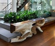 Consola raiz de Acacia Tropical | 4722 | Reformas de baño en Alcala de Henares, Guadalajara, Madrid y alrededores. Muebles de baño de madera a medida. Lavabos de piedra