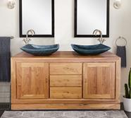 Mueble de baño Londres  | 4601 | Reformas de baño en Alcala de Henares, Guadalajara, Madrid y alrededores. Muebles de baño de madera a medida. Lavabos de piedra
