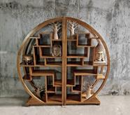 Estantería Tokio teca | 4755 | Reformas de baño en Alcala de Henares, Guadalajara, Madrid y alrededores. Muebles de baño de madera a medida. Lavabos de piedra