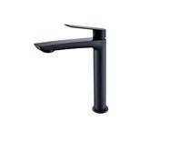 Grifo luxor alto negro mate  | 81 | Reformas de baño en Alcala de Henares, Guadalajara, Madrid y alrededores. Muebles de baño de madera a medida. Lavabos de piedra