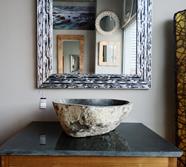 Lavabo de piedra Krabi V | 4175 | Reformas de baño en Alcala de Henares, Guadalajara, Madrid y alrededores. Muebles de baño de madera a medida. Lavabos de piedra