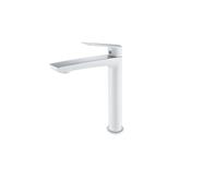 Grifo luxor alto blanco mate  | 77 | Reformas de baño en Alcala de Henares, Guadalajara, Madrid y alrededores. Muebles de baño de madera a medida. Lavabos de piedra