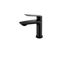 Grifo luxor bajo negro mate  | 82 | Reformas de baño en Alcala de Henares, Guadalajara, Madrid y alrededores. Muebles de baño de madera a medida. Lavabos de piedra