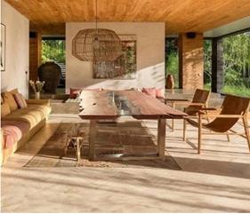 Mesa comedor Rio Lychee | 4752 | Reformas de baño en Alcala de Henares, Guadalajara, Madrid y alrededores. Muebles de baño de madera a medida. Lavabos de piedra