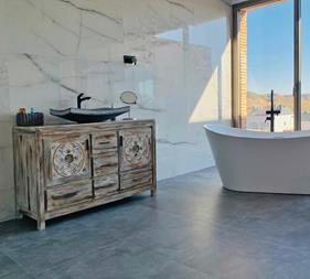 Mueble de baño Delhi envejecido | 4529