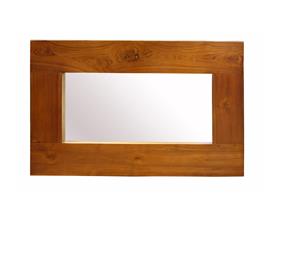 Espejo Roma madera teca 100x60 | 40 | Reformas de baño en Alcala de Henares, Guadalajara, Madrid y alrededores. Muebles de baño de madera a medida. Lavabos de piedra
