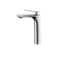 Grifo escocia cromado alto  | 83 | Reformas de baño en Alcala de Henares, Guadalajara, Madrid y alrededores. Muebles de baño de madera a medida. Lavabos de piedra