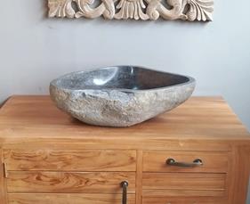 Lavabo de piedra natural Rita | 4819 | Reformas de baño en Alcala de Henares, Guadalajara, Madrid y alrededores. Muebles de baño de madera a medida. Lavabos de piedra
