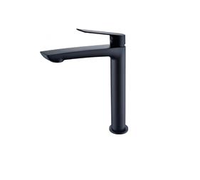 Grifo luxor alto negro mate  | 81 | Reformas de baño en Alcala de Henares, Guadalajara, Madrid y alrededores. Muebles de baño de madera a medida. Lavabos de piedra