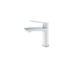 Grifo luxor bajo blanco mate  | 78 | Reformas de baño en Alcala de Henares, Guadalajara, Madrid y alrededores. Muebles de baño de madera a medida. Lavabos de piedra