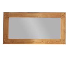Espejo Rio madera teca  | 38 | Reformas de baño en Alcala de Henares, Guadalajara, Madrid y alrededores. Muebles de baño de madera a medida. Lavabos de piedra