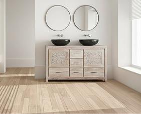 Mueble de baño Delhi  | 4602 | Reformas de baño en Alcala de Henares, Guadalajara, Madrid y alrededores. Muebles de baño de madera a medida. Lavabos de piedra